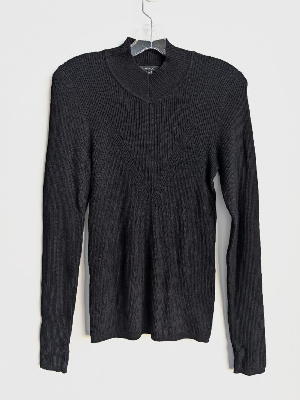 NWT RW&CO Ribbed Mock Neck Sweater | Medium